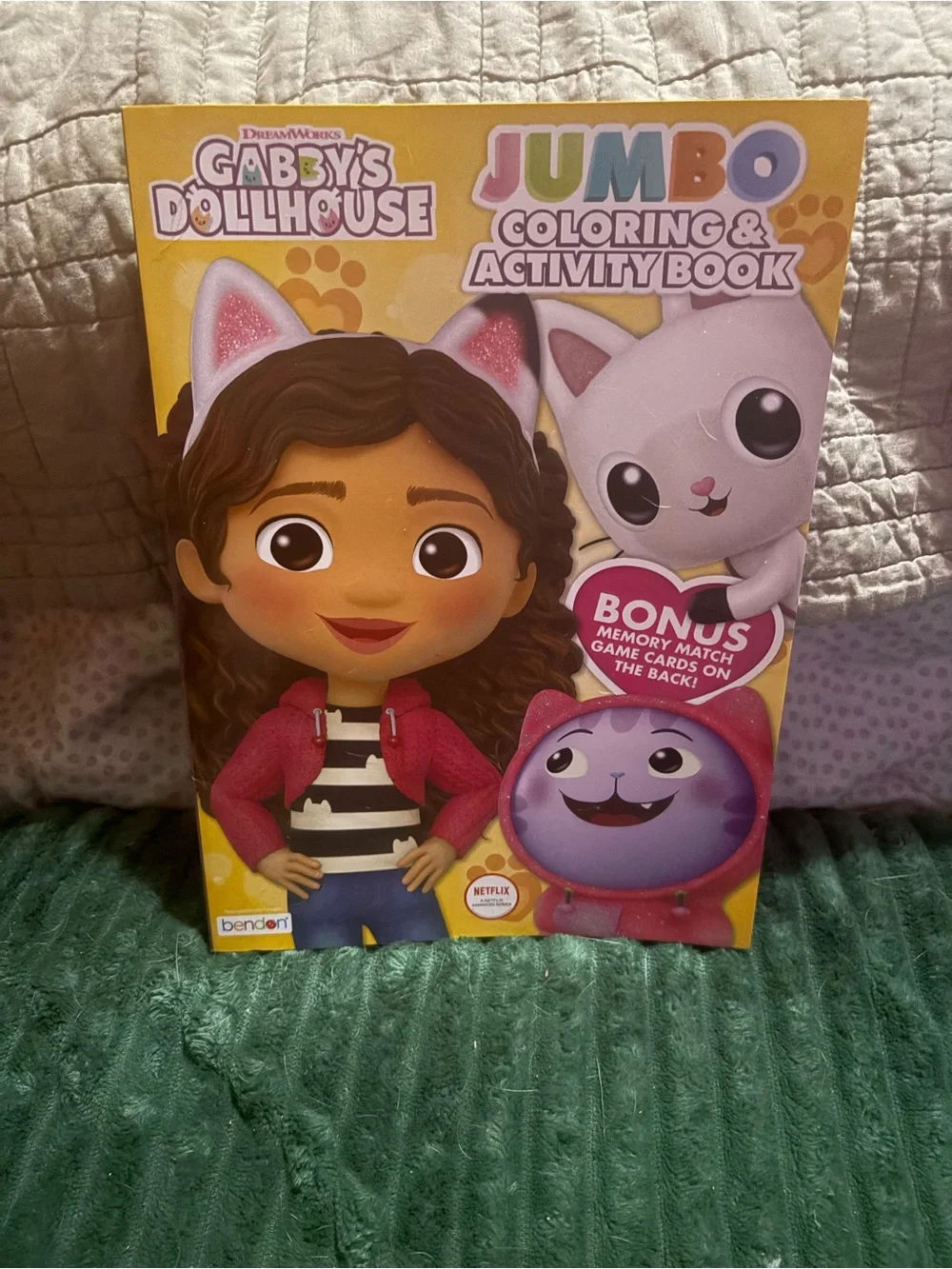 Gabbys Dollhouse Coloring Book & Crayons